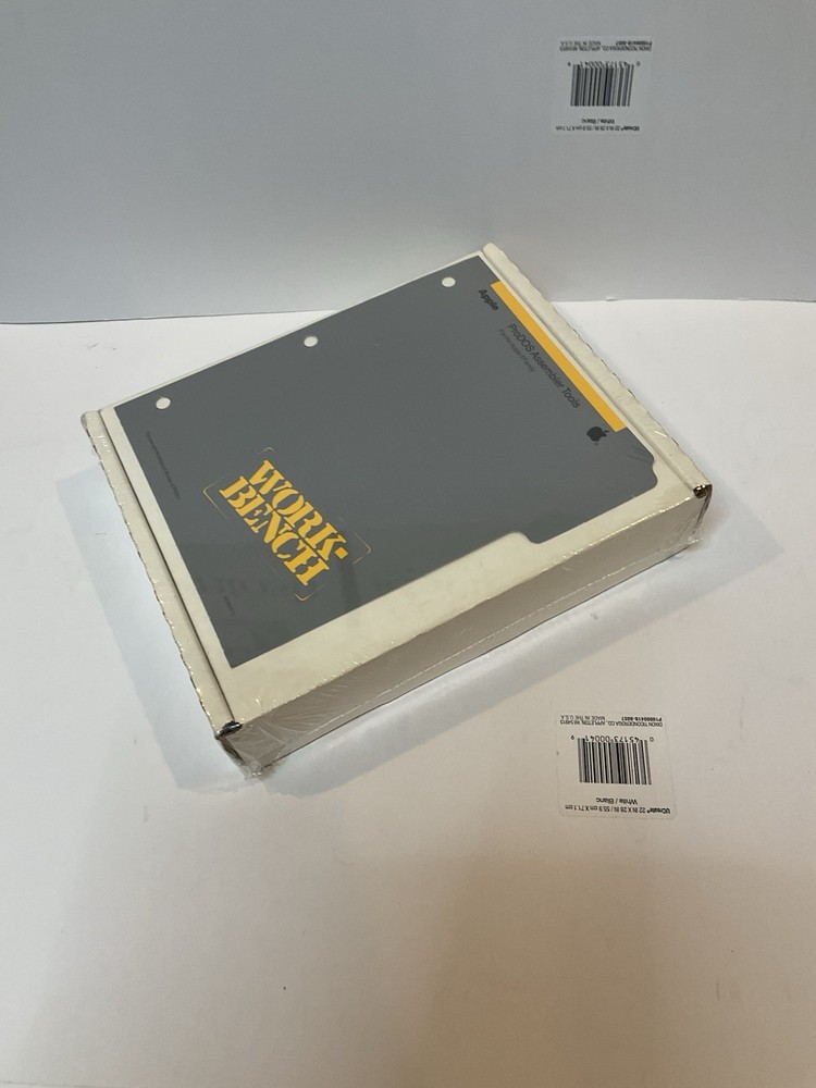Apple II WORKBENCH A2W0013 ProDOS Assembler Tools Manuals/Software Sealed OEM