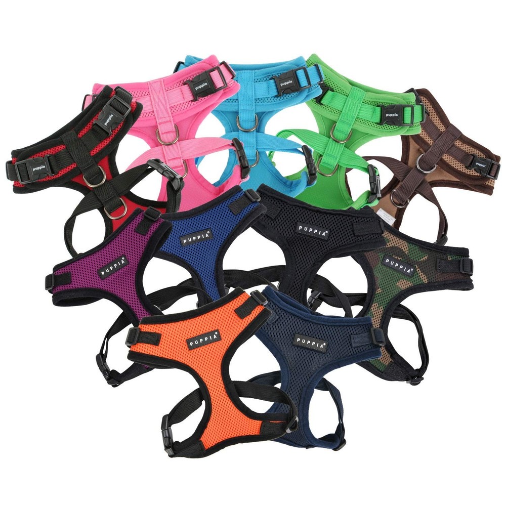 Beige Small Authentic RiteFit Dog Harness Adjustable Neck Walking Training