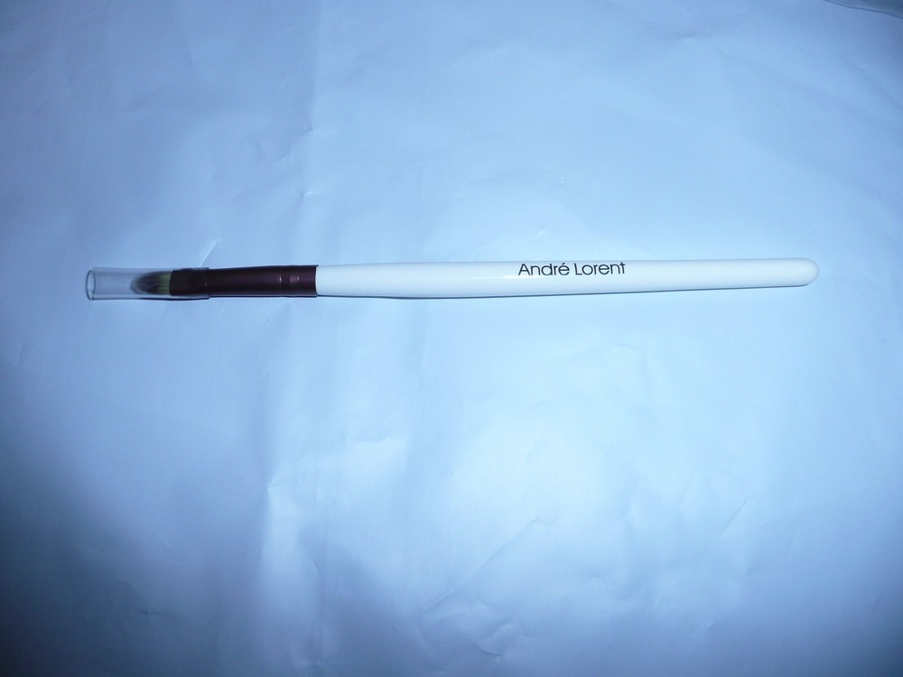 ANDRE LORENT Makeup Brushes 5 Pcs With Leather Box White