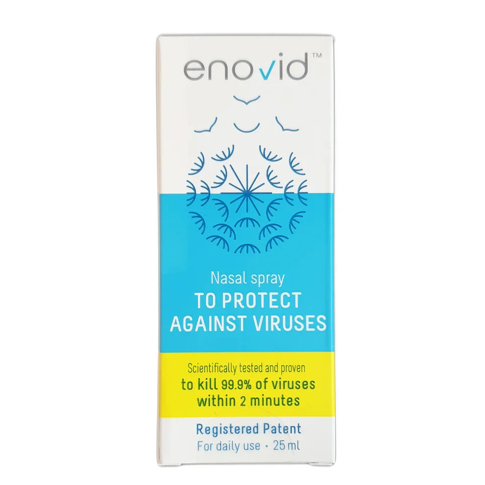 3-PACK Enovid SaNotize Nasal Spray Cleanser Powered by Nitric Oxide
