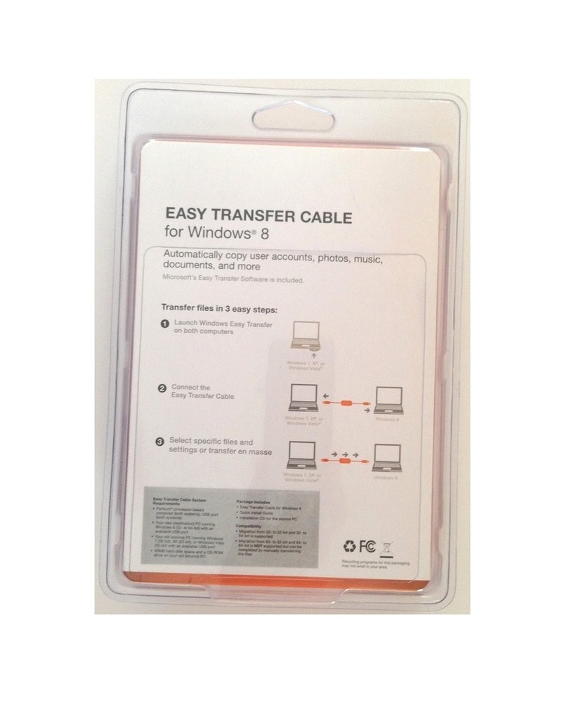MICRADIGITAL EASY TRANSFER CABLE for Windows 8