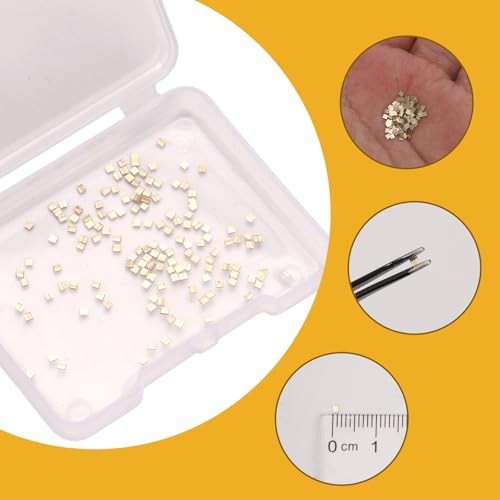 3 Gram Silver Solder for Jewelry Making, 1.5x1.5mm Low Temp Precut Silver