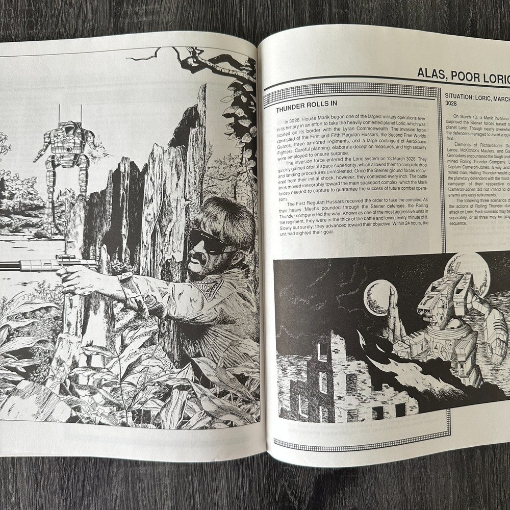 BattleTech 1651 Rolling Thunder FASA 1988 Module PB