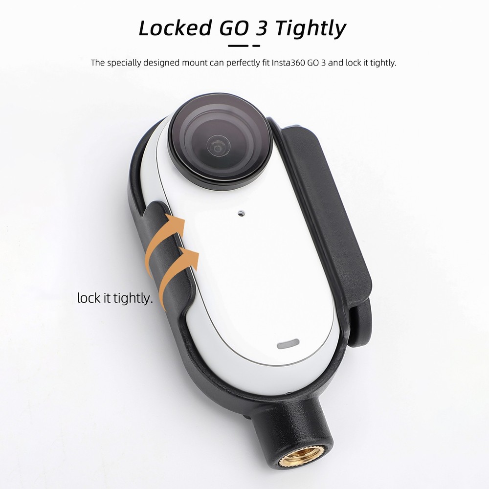 Protective Cage Extension Mount Adapter Replacement For Insta360 Go 3 Camera