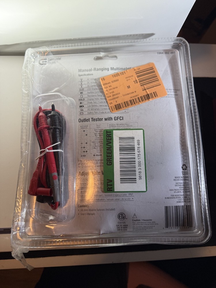 Commercial Electric 3-Piece Technician Test Kit