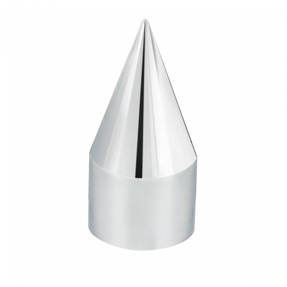5/8" x 2" H Chrome Spike Nut Covers - Push-On - 10 Pack