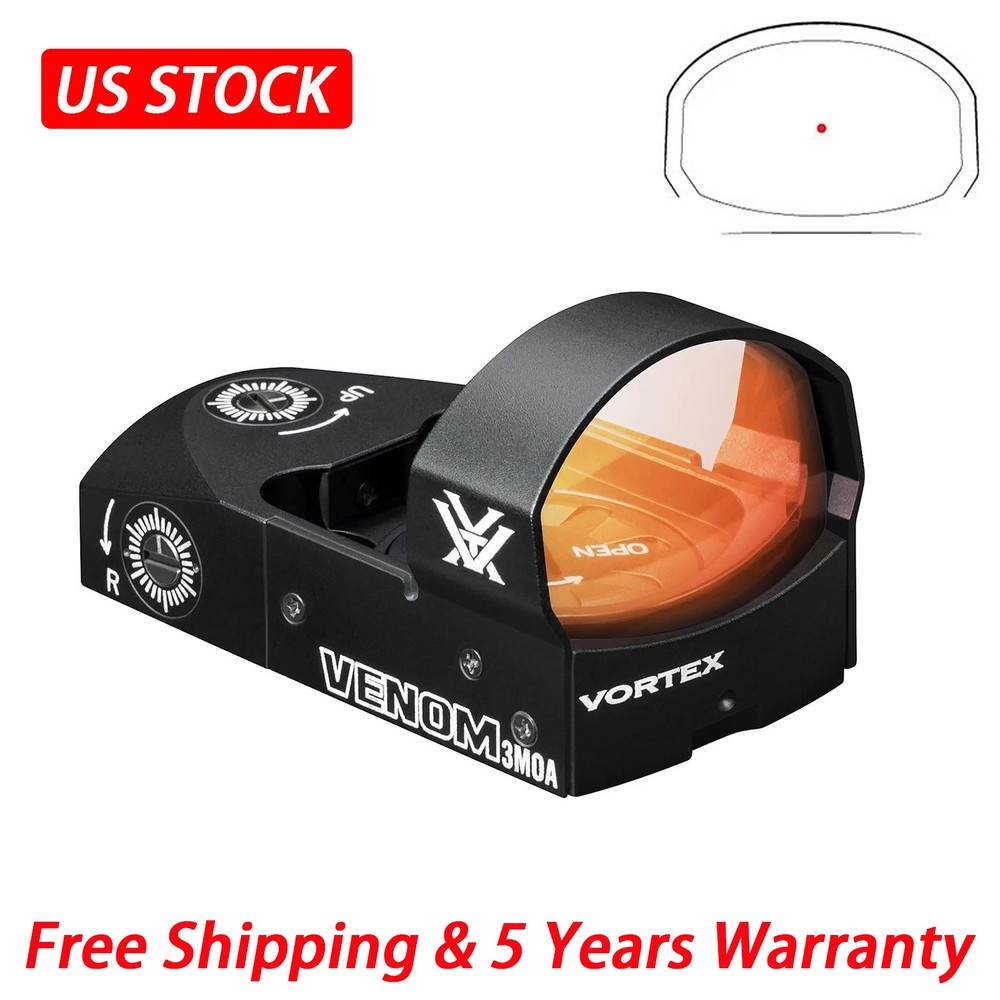 Vortex Venom Red Dot Ultra-Compact Micro Reflex Sights 3 MOA Black-(VMD-3103)
