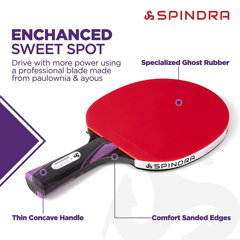 Performance Level Ping Pong Paddle, Intermediate/Advanced Table Tennis Paddle...