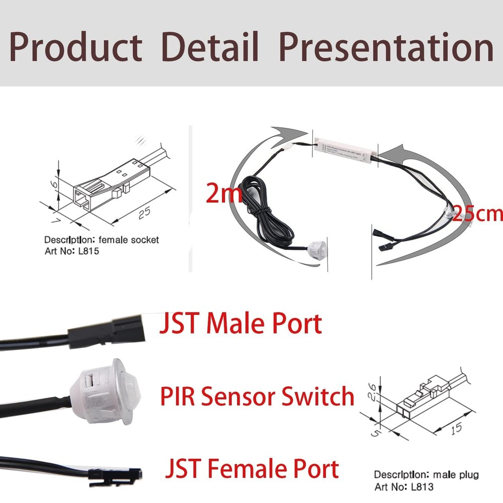 Motion Light Switch, IR Switch, Light Automatic Switch for Closet Light Under...