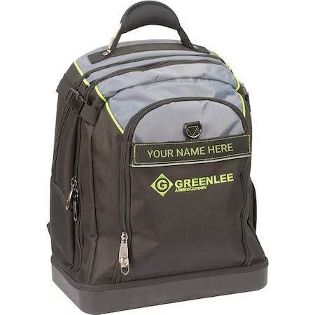 Greenlee 0158-27 Tool Bag, Polyester, Black, 27 Pockets