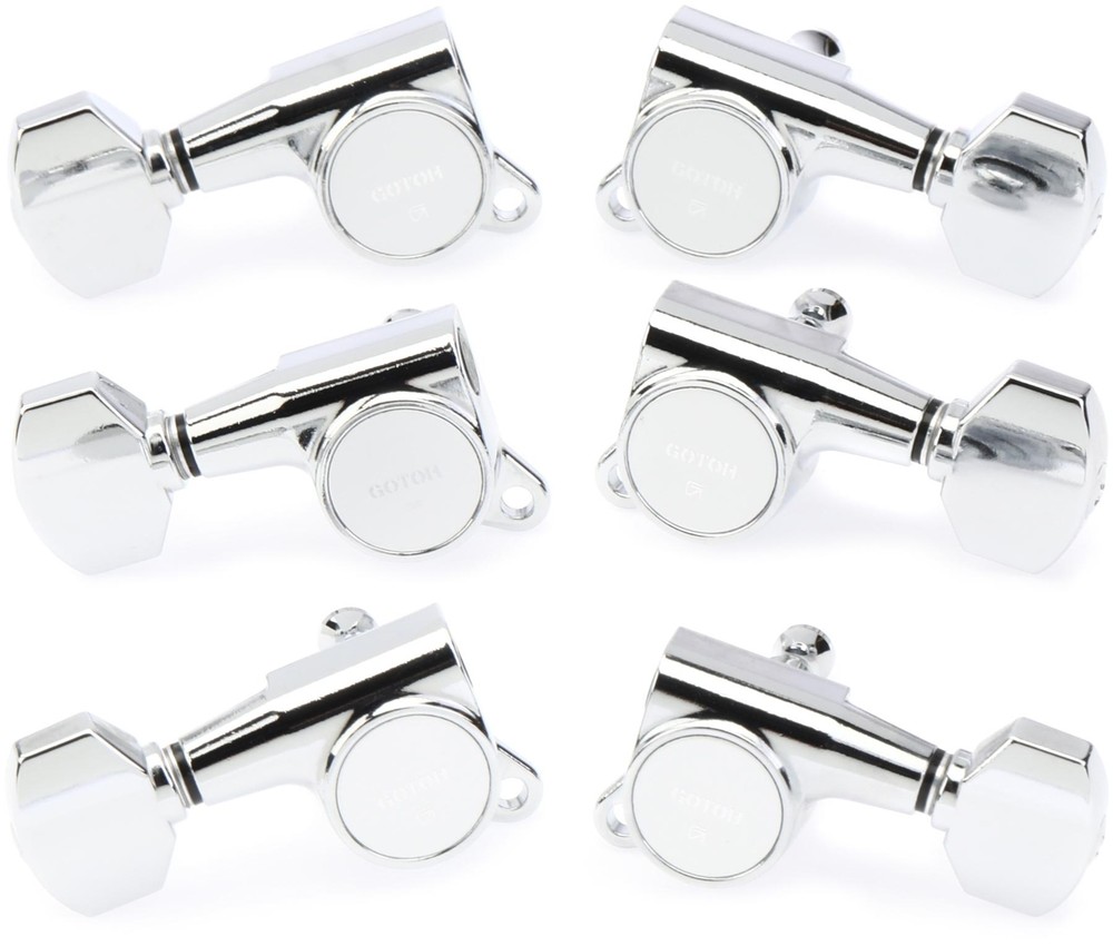 Gotoh SG381-07 Tuners - 3+3 Chrome