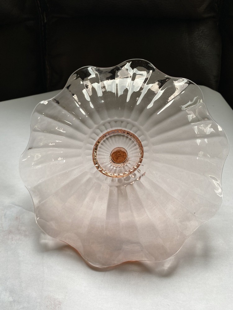 Anchor Hocking Pink Truffled Serving Dish