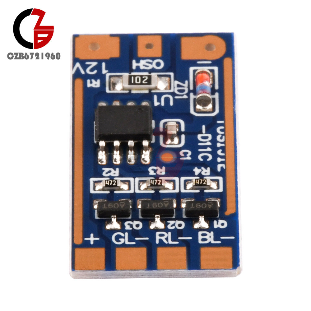 DC5-12V Flashing Light Module 11 Kinds of Mode Button Switch Color Lamp Module