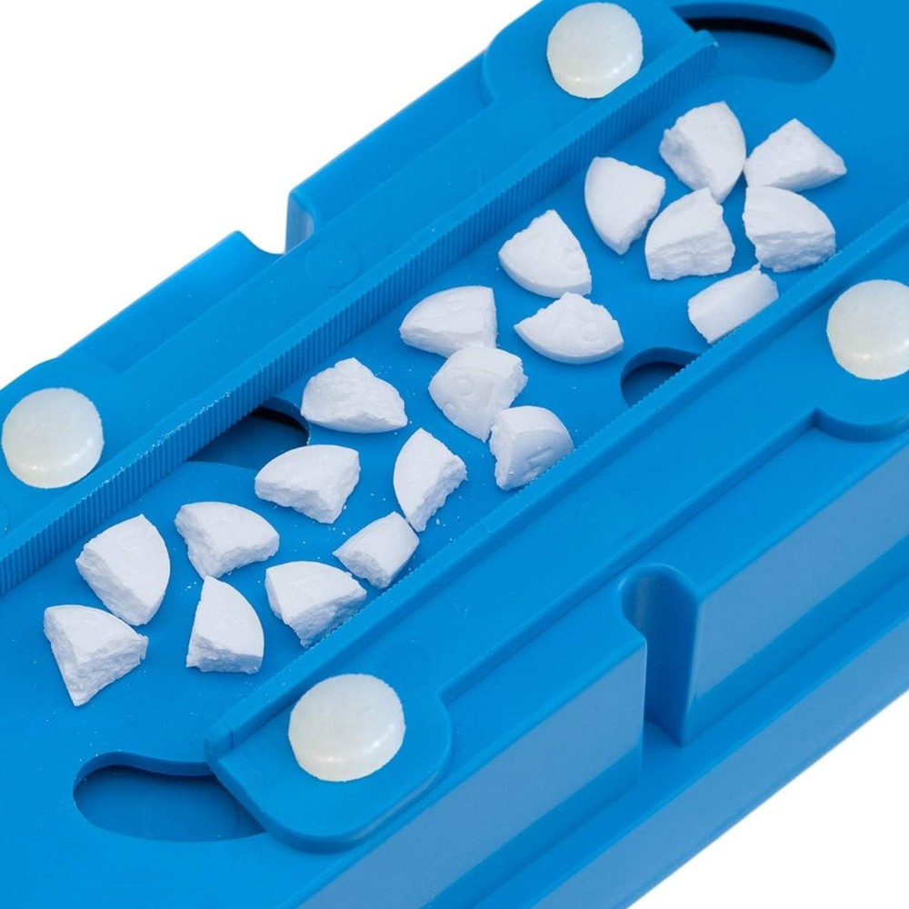 Multiple Pill Splitter-Accurate Pill Alignment Sturdy Cutting Blade & Blade Guar