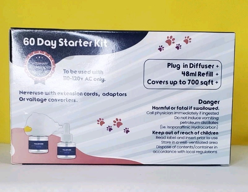 OPEN BOX - TherapetMD Advanced Cat Calming Diffuser Kit - TESTED - READ DESCRIPT