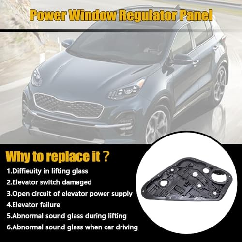 Rear Left Side Power Window Regulator Panel 83471D9000 Compatible with Kia