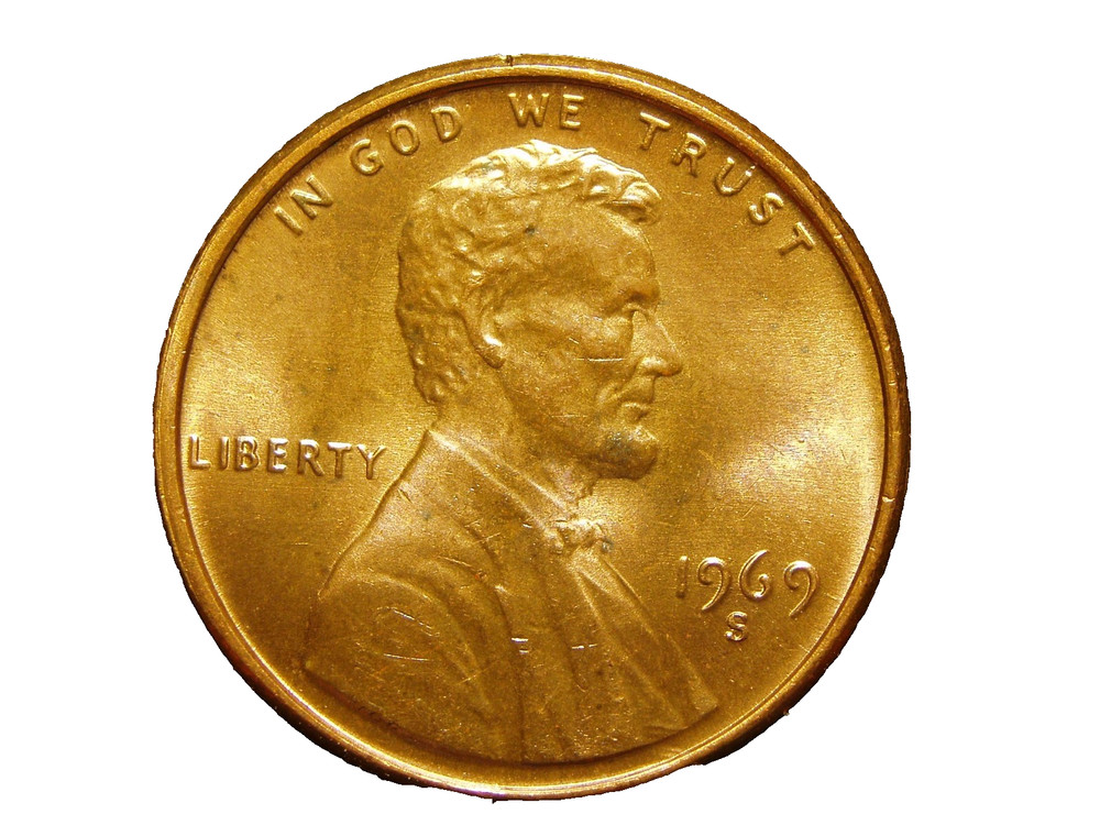 1969-S  LINCOLN MEMORIAL CENT #1