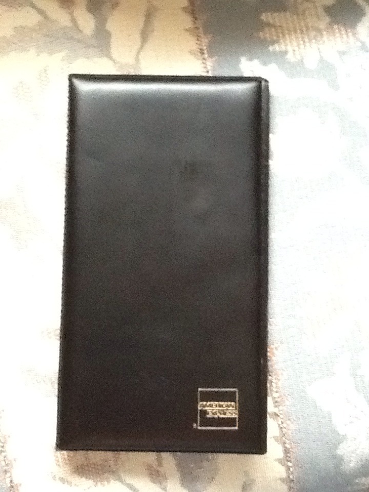 American Express Guest Check Folio Cover EUC Notebook Folder EUC