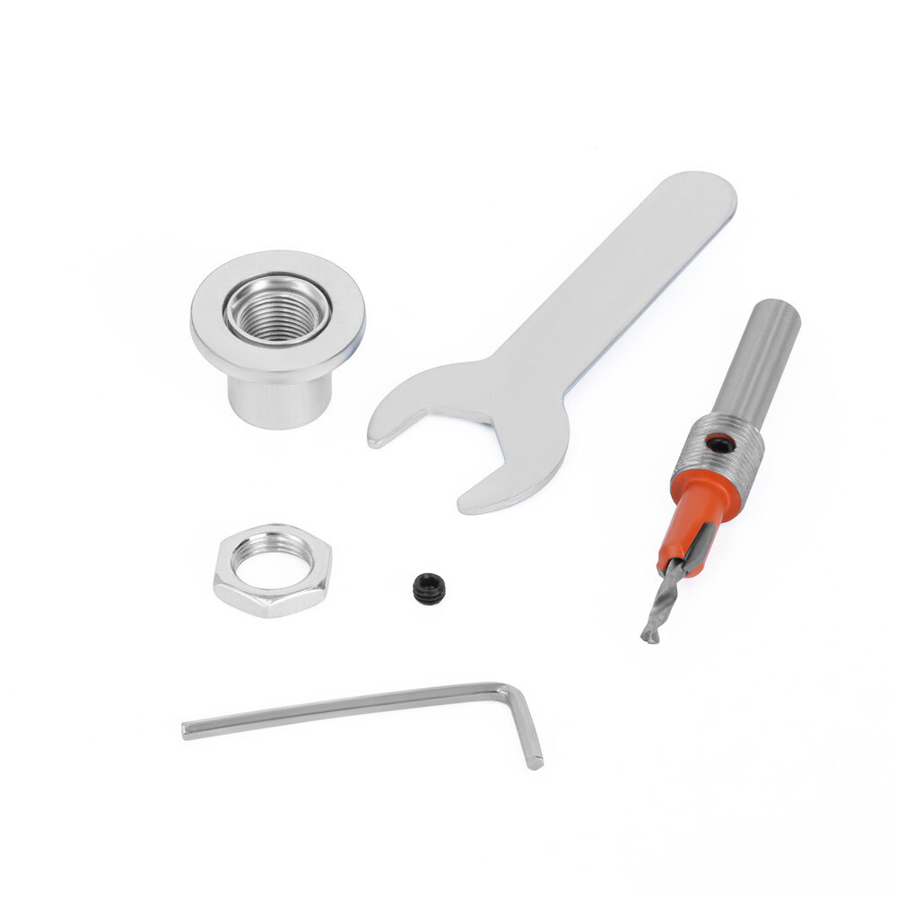 5 PIECE 8mm Adjustable Counterbore Countersink Drills Bits- DEPTH STOP Drill Bit