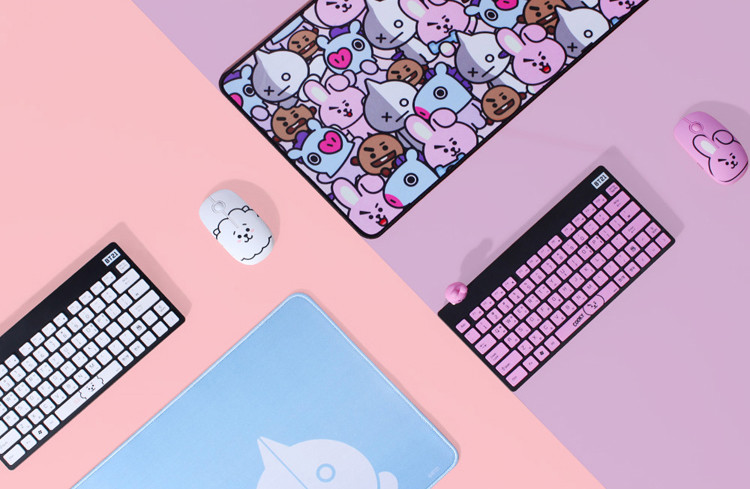 BTS BT21 Official Authentic Goods Wireless Silent Mouse by LINEFRIENDS