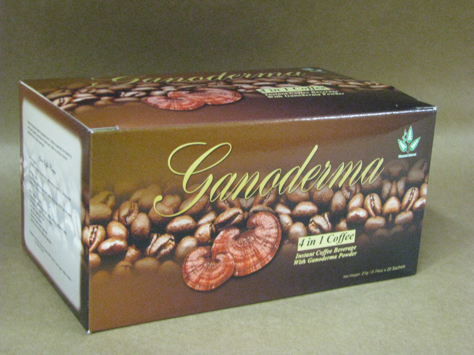 Ganoderma Coffee 4 -1 Creamer & Sugar 40 Boxes - 4 in 1, Healthy Coffee 800 pks