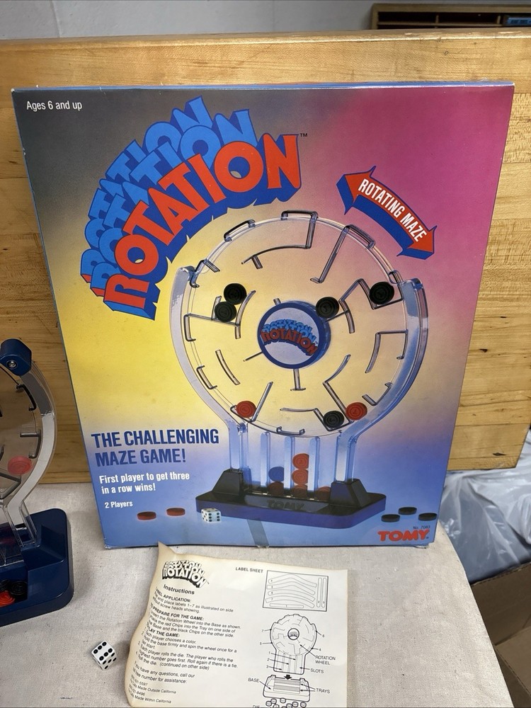 Roatation By Tomy Game 1985
