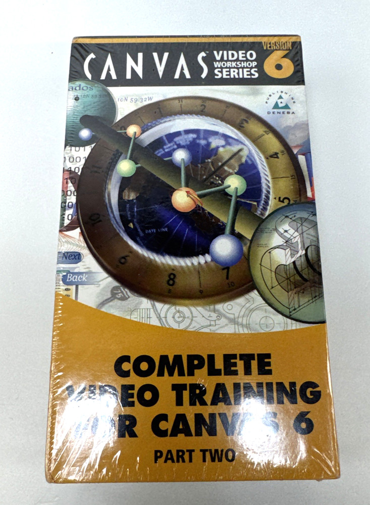 Canvas 6 VHS 2 Part Video Workshop Series (Sealed)