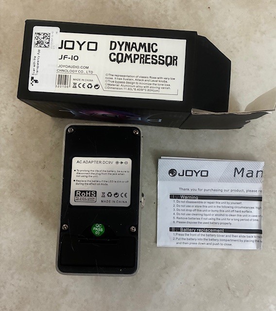 JOYO JF-10, Dynamic Compressor Multi-Effects Guitar Pedal, True Bypass