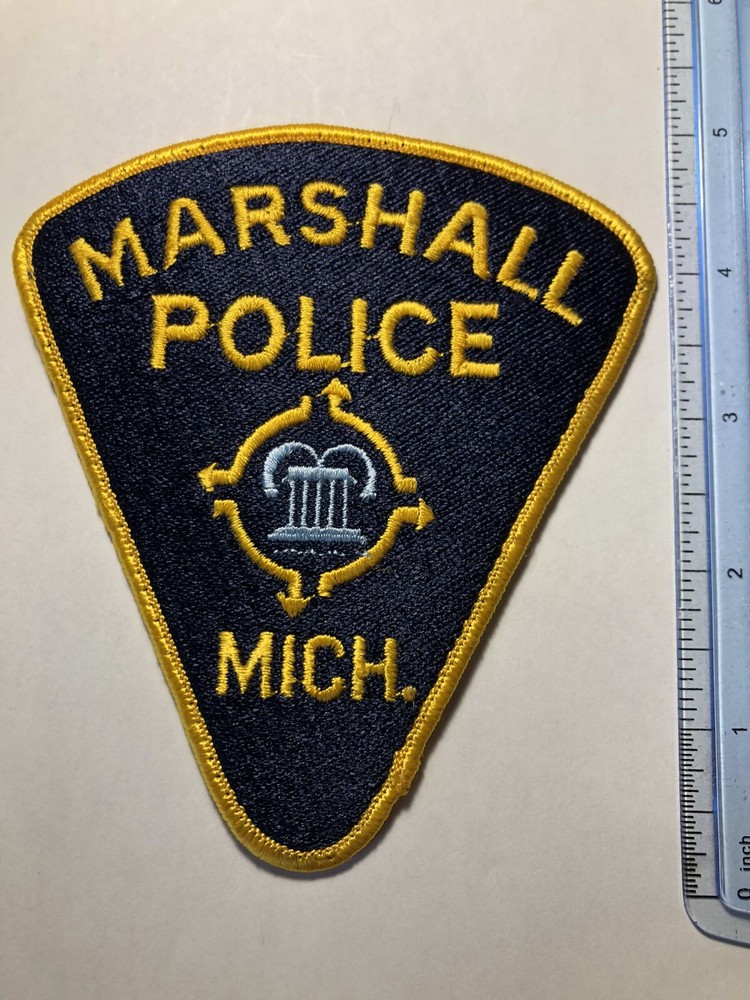 Marshall Michigan Police Patch ~ Vintage