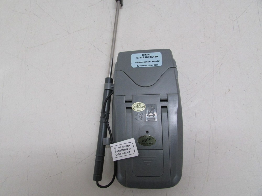 New. TRACEABLE Thermistor Thermometer: Thermistor Temp Meter with Min/Max