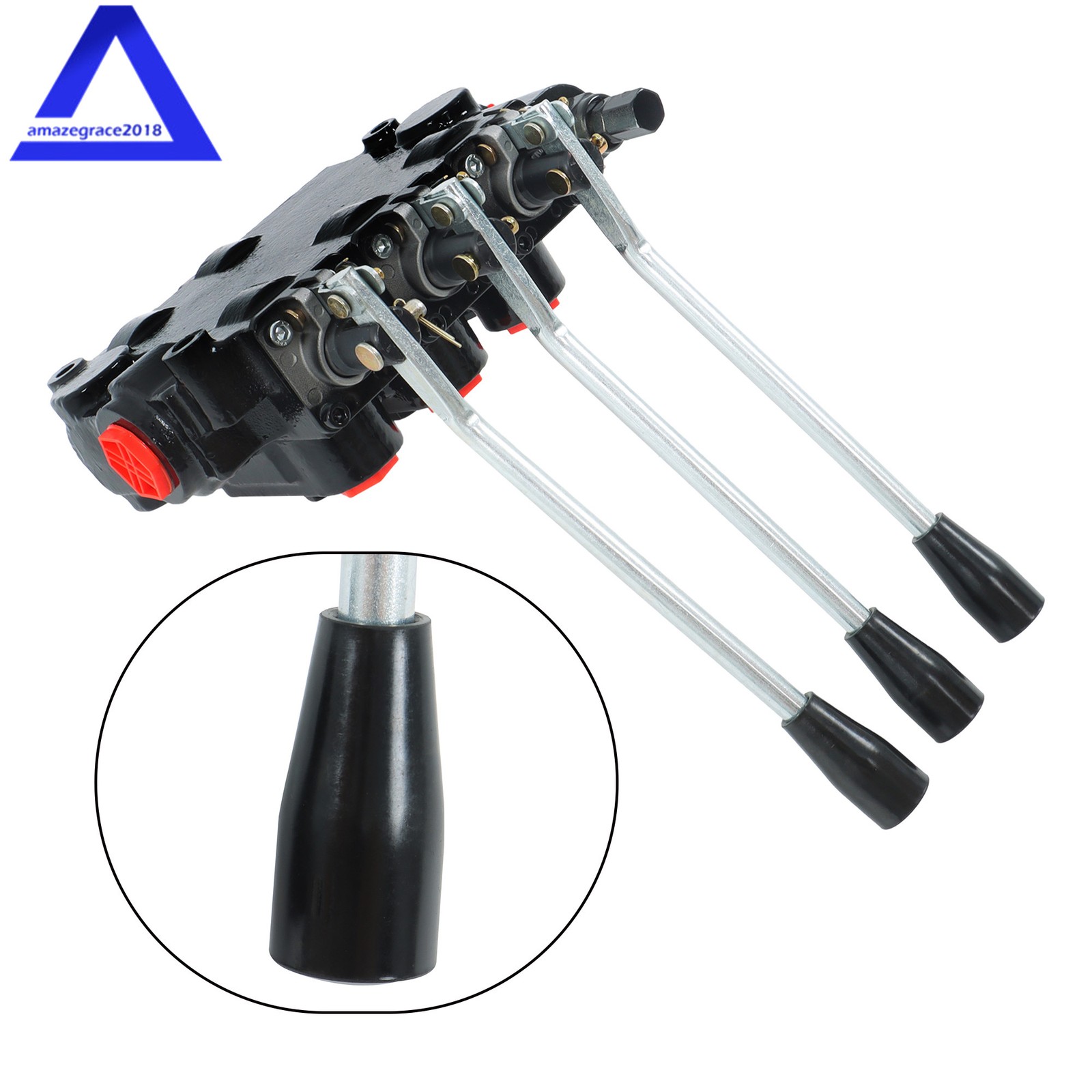 3 Spool 25 GPM RD532CCCAAA5A4B1 Double Acting Hydraulic Valve In/Out 3/4" NPT