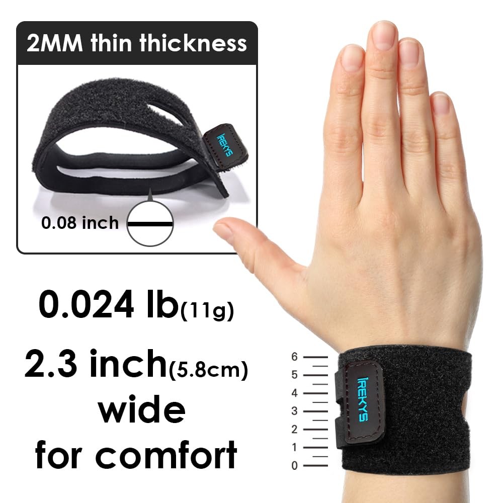 Closed-Loop Neoprene Wrist Wrap – Lightweight, Breathable Compression for Dai...