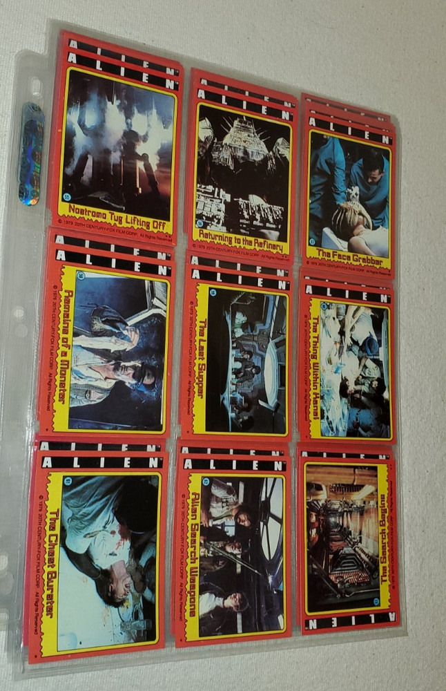 1979 Topps Alien Complete Card Set (84)