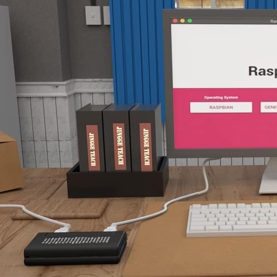 Pi Zero 2 W Case/Zero W Case, 7 in 1 Basic Starter Kit with 20Pin GPIO Black