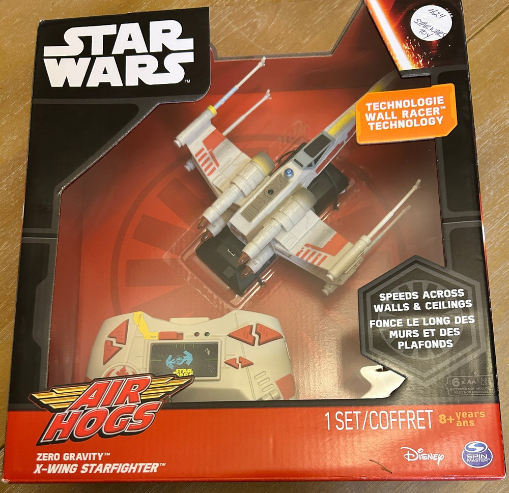 Air Hogs Star Wars Remote Control X-Wing Starfighter Zero Gravity 20070685
