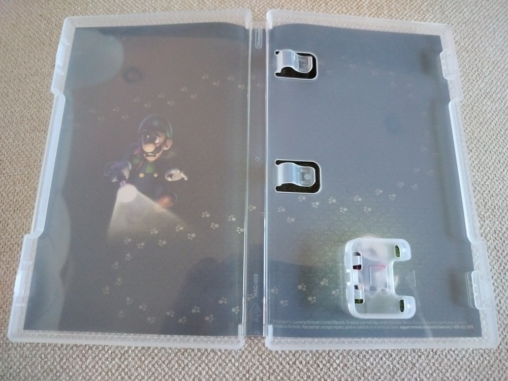 Authentic Replacement Case ONLY Luigi's Mansion 2 Two Nintendo Switch Box