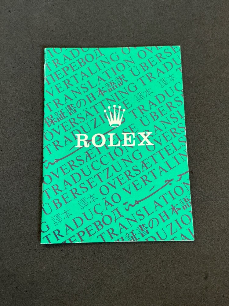 Authentic ROLEX TRANSLATION Booklet Code 565.00.1V For GMT Sub DD DJ..