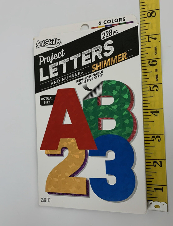 ArtSkills Adhesive Project Letters