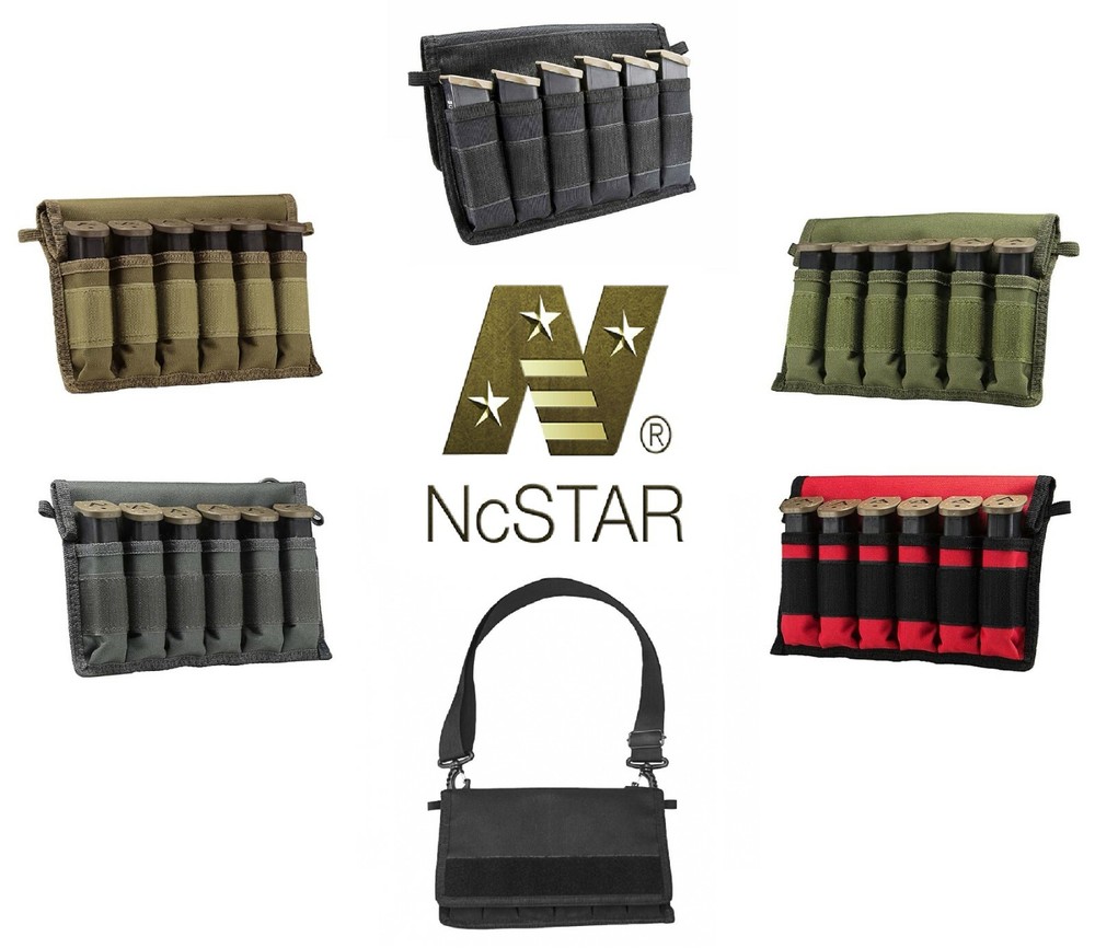 NcSTAR 9 & .40mm 6 Double Stack Pistol Range Magazine MOLLE Carrier