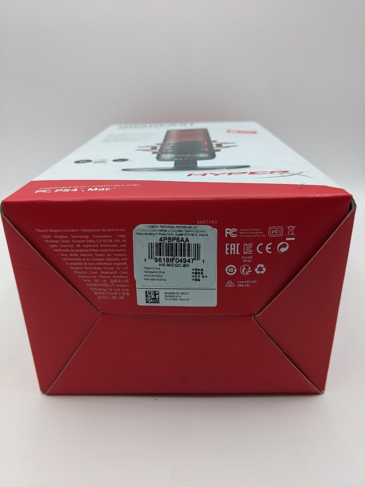 HyperX QuadCast USB Gaming Streaming High Quality Discord Microphone - NOB