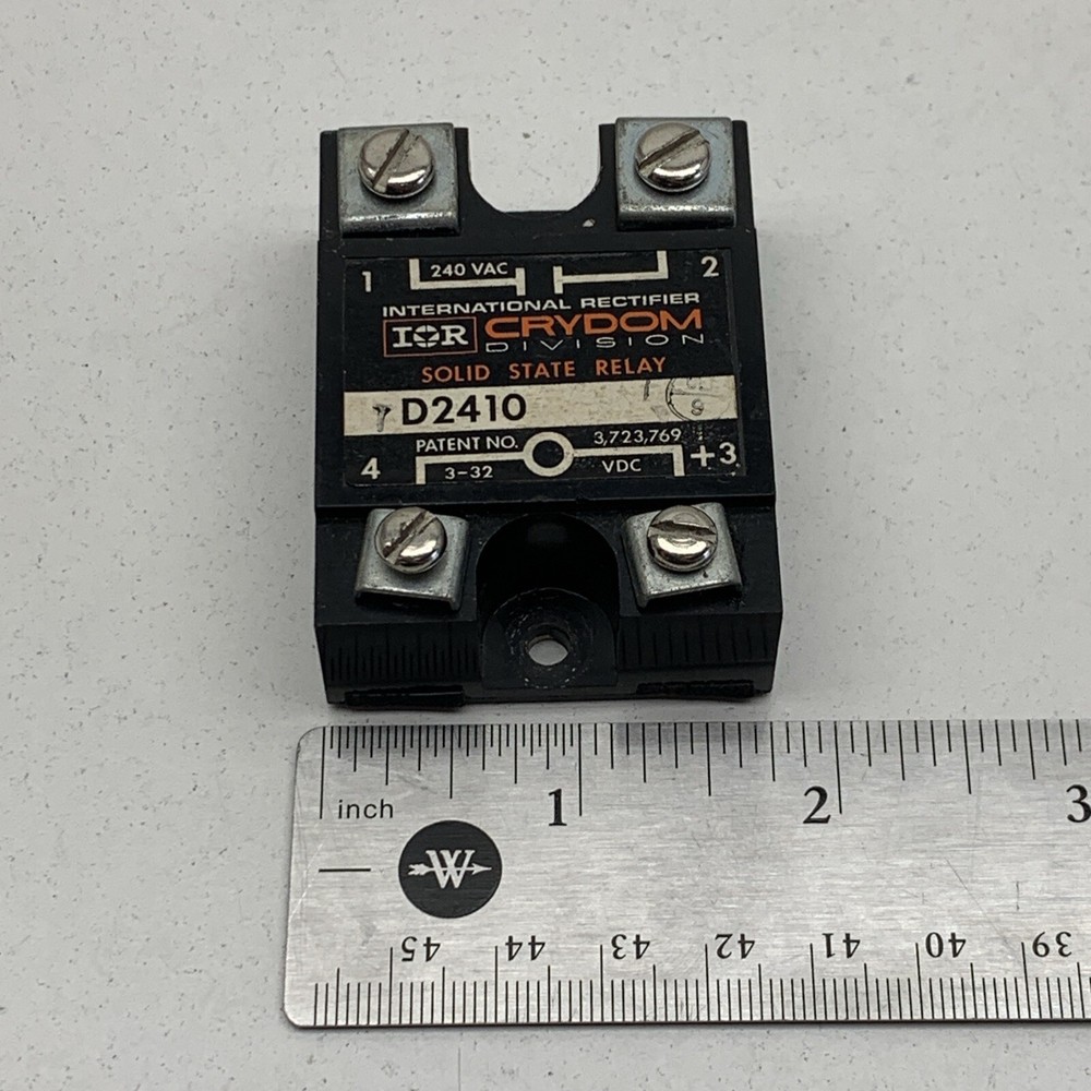Crydom D2410 Solid State Relay 240VAC Contacts, 3-32VDC Coil