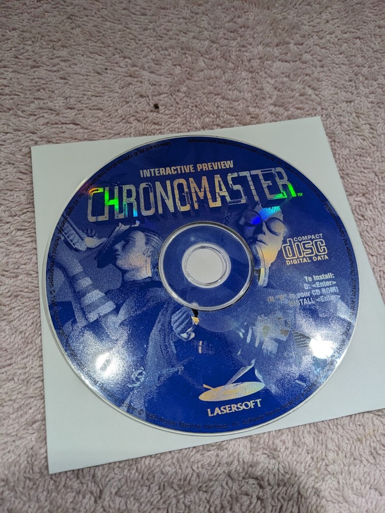 Lasersoft - RARE - Interactive Preview - Chronomaster (CD)