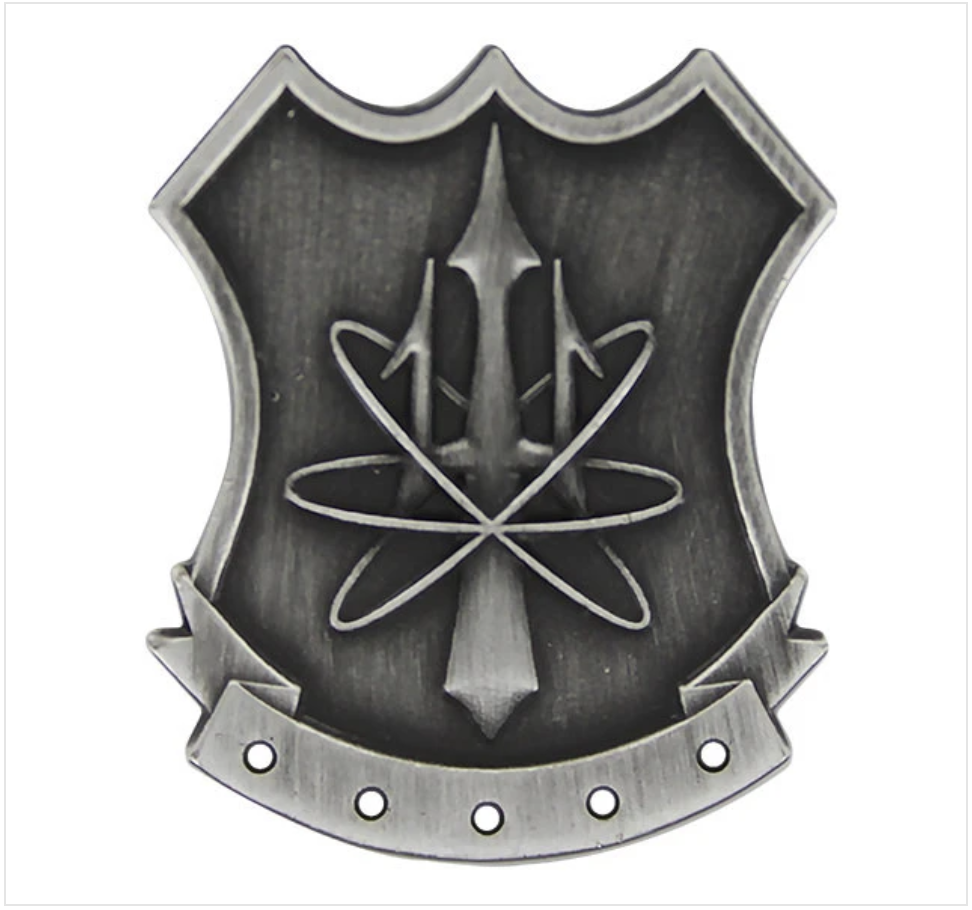 GENUINE U.S. NAVY BADGE: NUCLEAR WEAPONS SECURITY - REGULATION SIZE