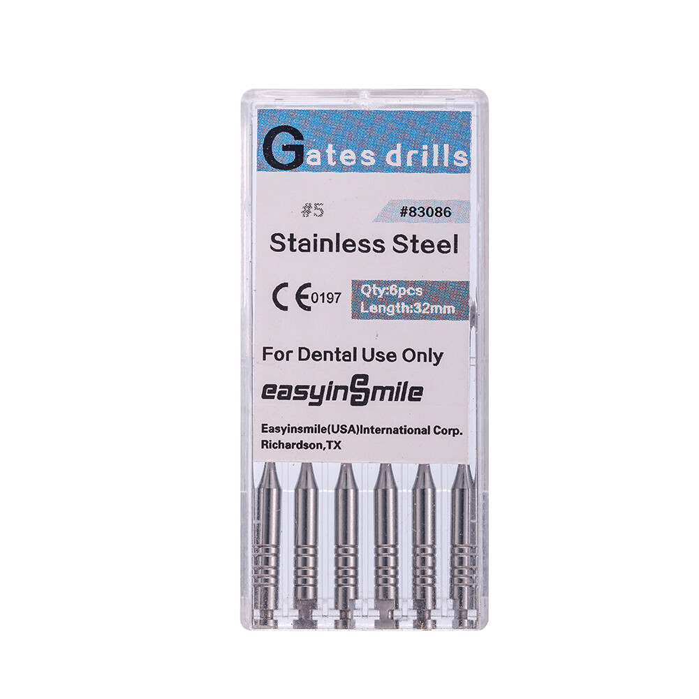 Dental Endo Pesso Reamers Gates Glidden Drills Spiral Burs Root Canal Drill #1-6