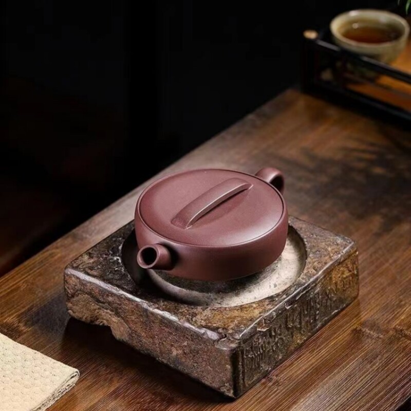 170ml Real Yixing Zisha Tea Pot Marked Original Ore Purple Clay Master Pot New