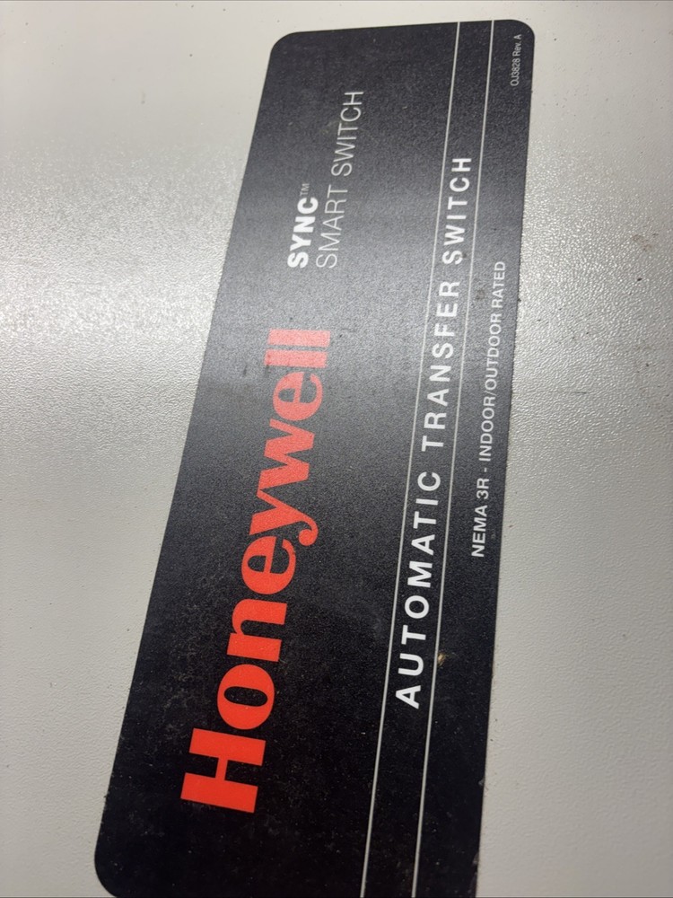 Honeywell Sync Smart Switch Automatic Transfer Switch Generator