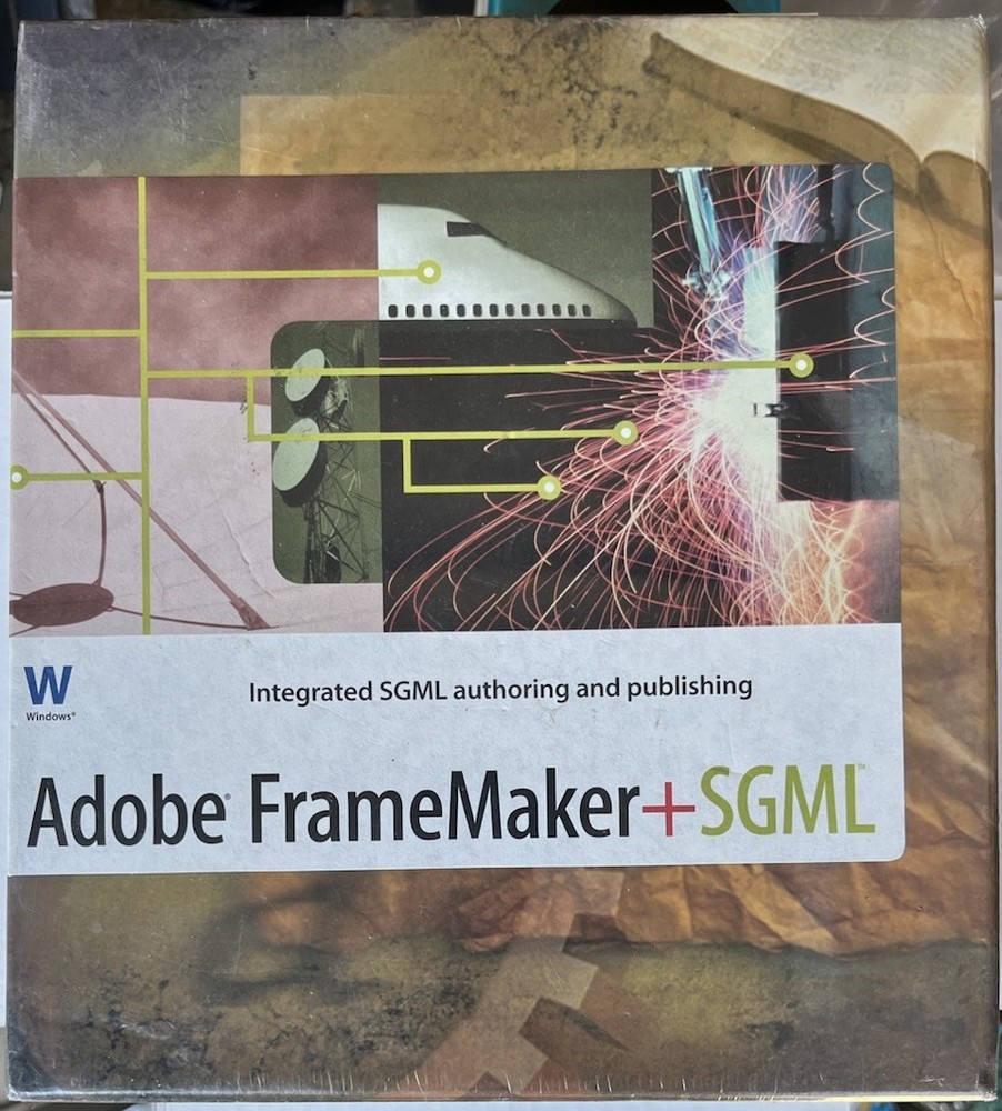 Adobe FrameMaker + SGML version 5.0 For Windows Brand New!