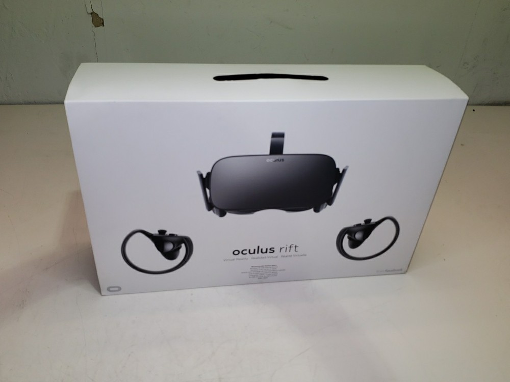 Oculus Rift Virtual Reality Headset HM-A with Controllers Sensors - Open Box