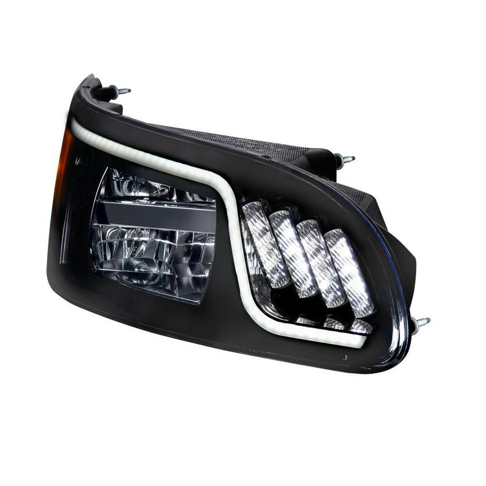 Black Out LED Peterbilt Headlight Passenger Side
