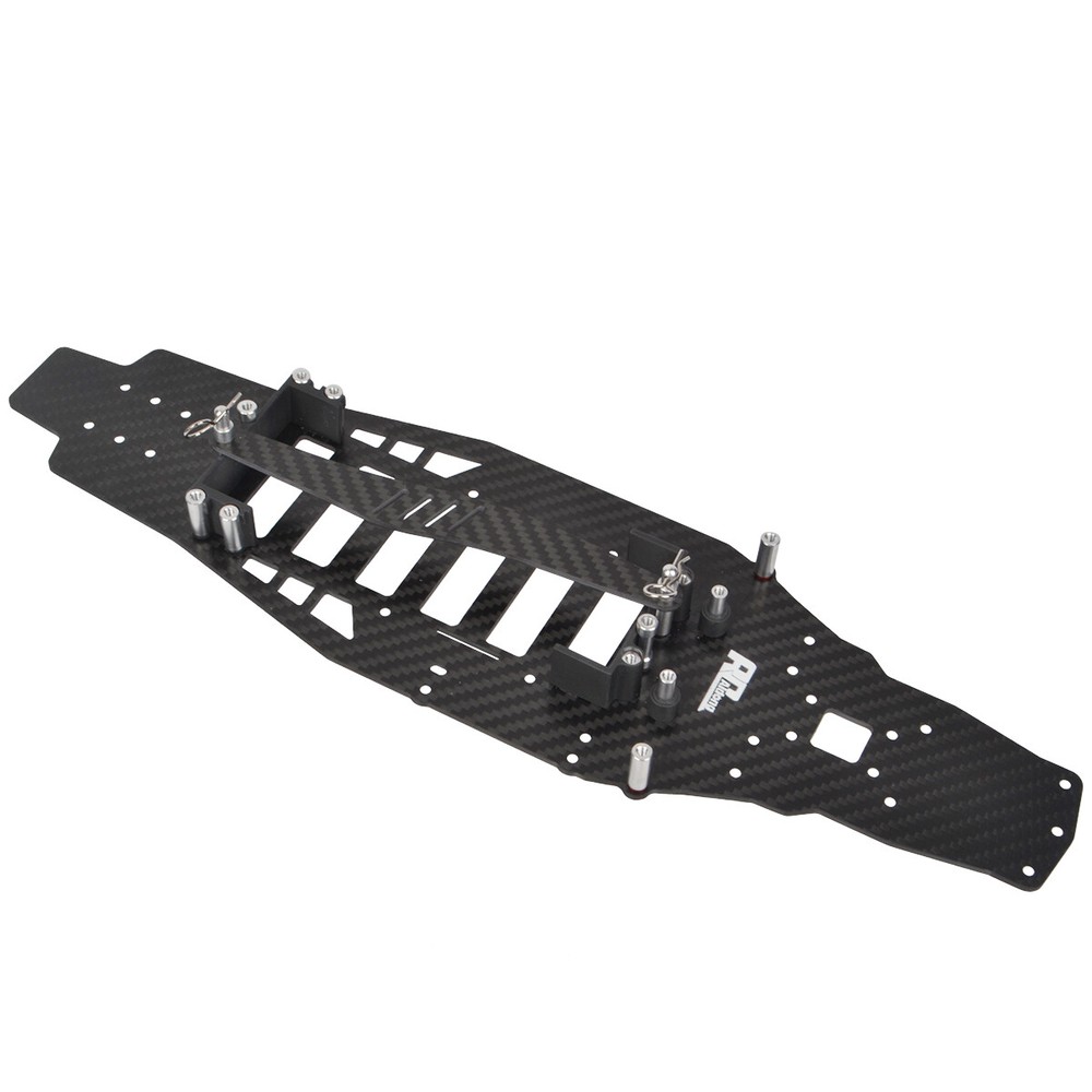 Custom Carbon Lower Deck Chassis Frame Kit for Tamiya FF03 FF-03 Pro Upgrades